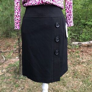 Kim Rogers Black Skirt Size 6P